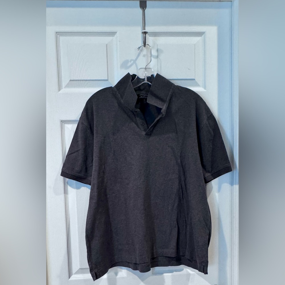 Banana Republic charcoal luxe polo, size XL, NWOT